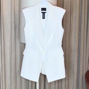 Smythe The Tab Vest - White - Size 6